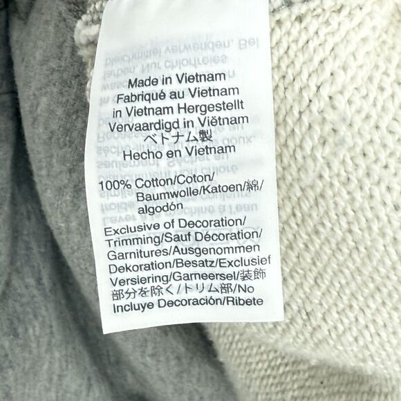 J Crew Cowlneck Sweatshirt Women’s Size L Drawstring Neck Gray pocket kangaroo - Picture 11 of 16